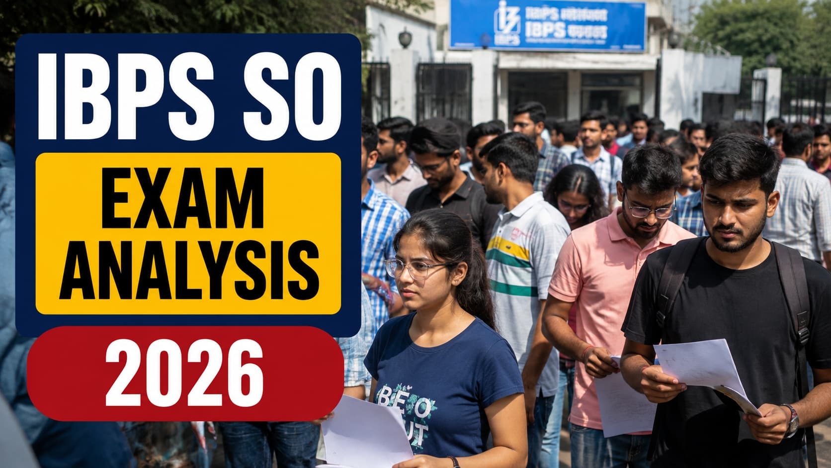 IBPS SO Exam Analysis 2026: Branch Wise Review, 29 August, All Posts