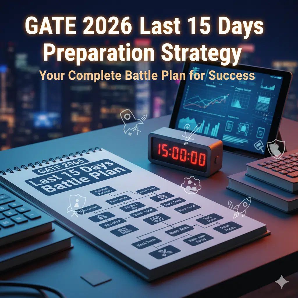 GATE 2026 Last 15 Days Preparation Strategy: Expert Tips to Maximize Your Score