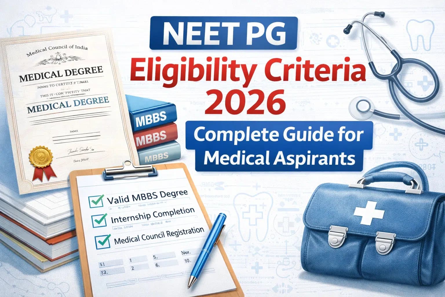 NEET PG Eligibility Criteria 2026: Complete Guide for Medical Aspirants