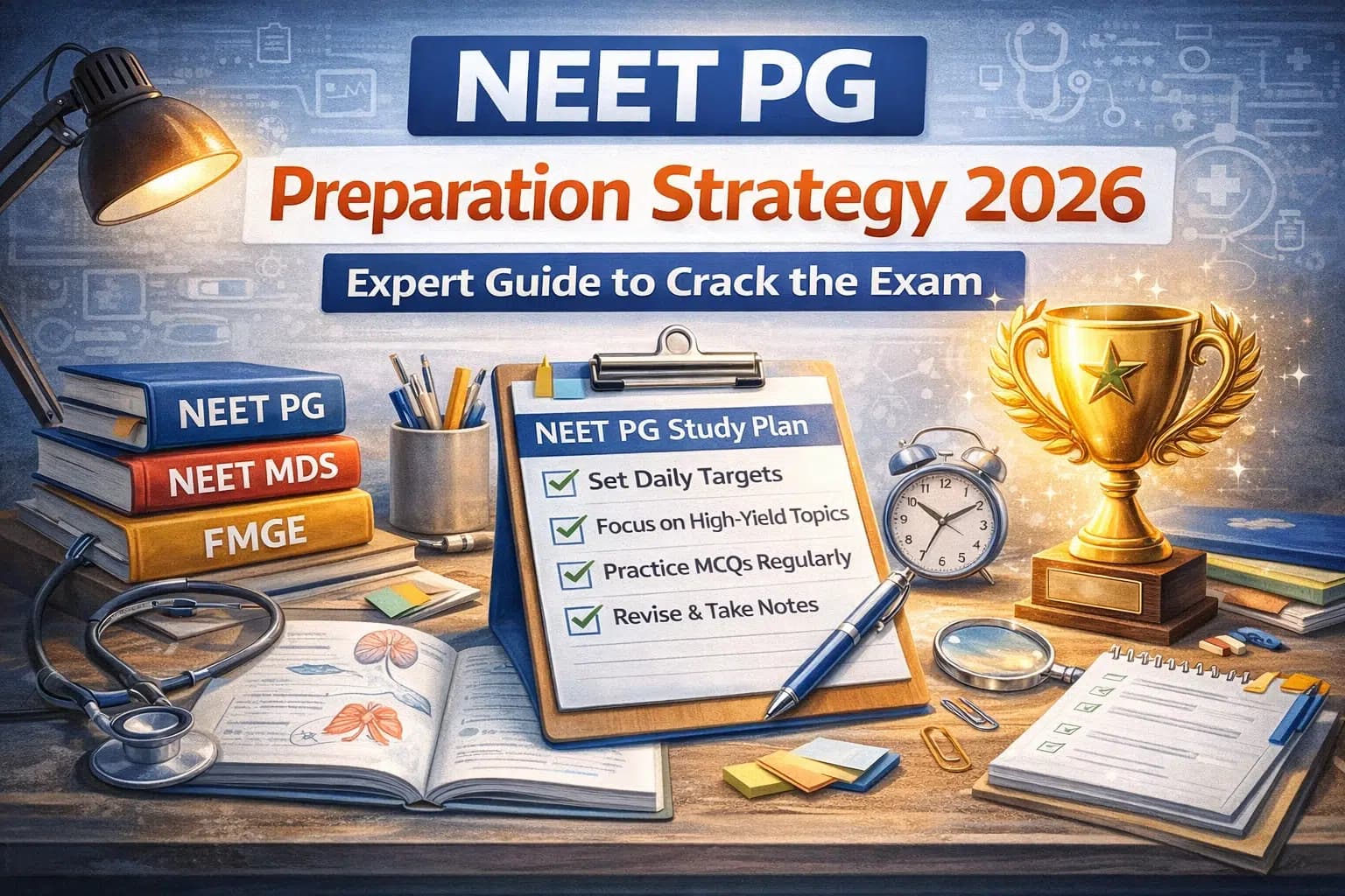 NEET PG Preparation Strategy 2026: Expert Guide to Crack the Exam