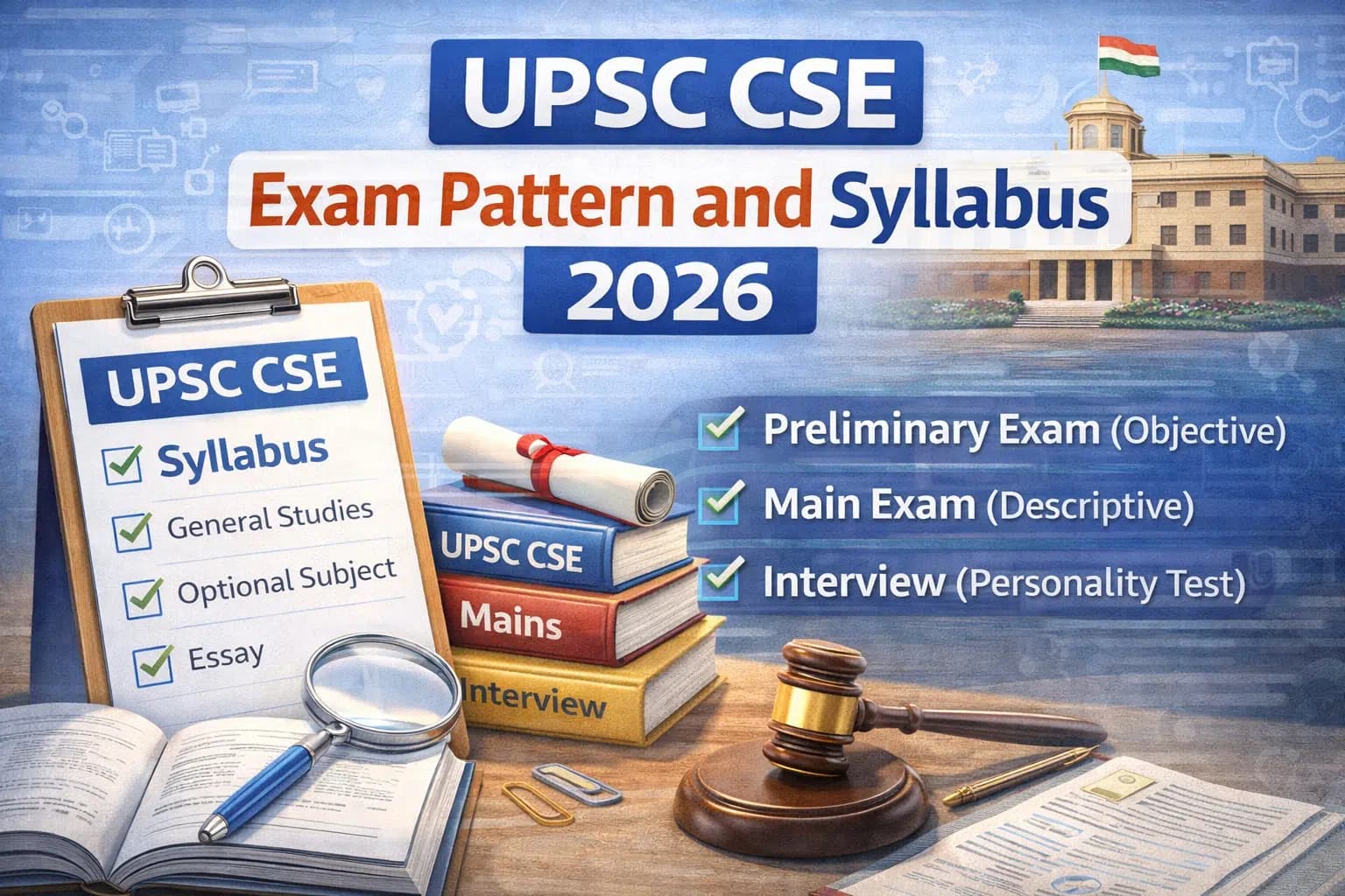 UPSC CSE Exam Pattern and Syllabus 2026: Complete Guide