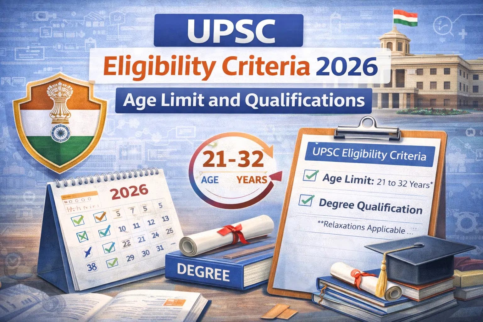 UPSC Eligibility Criteria 2026: Age Limit and Qualifications