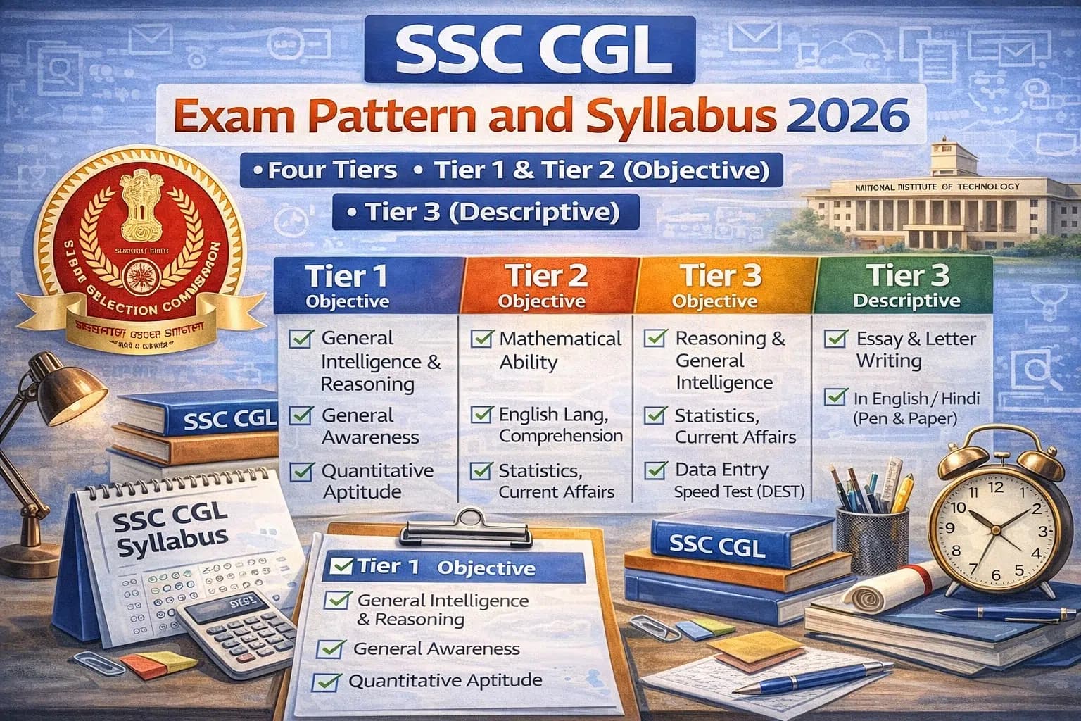SSC CGL Exam Pattern and Syllabus 2026: Complete Guide