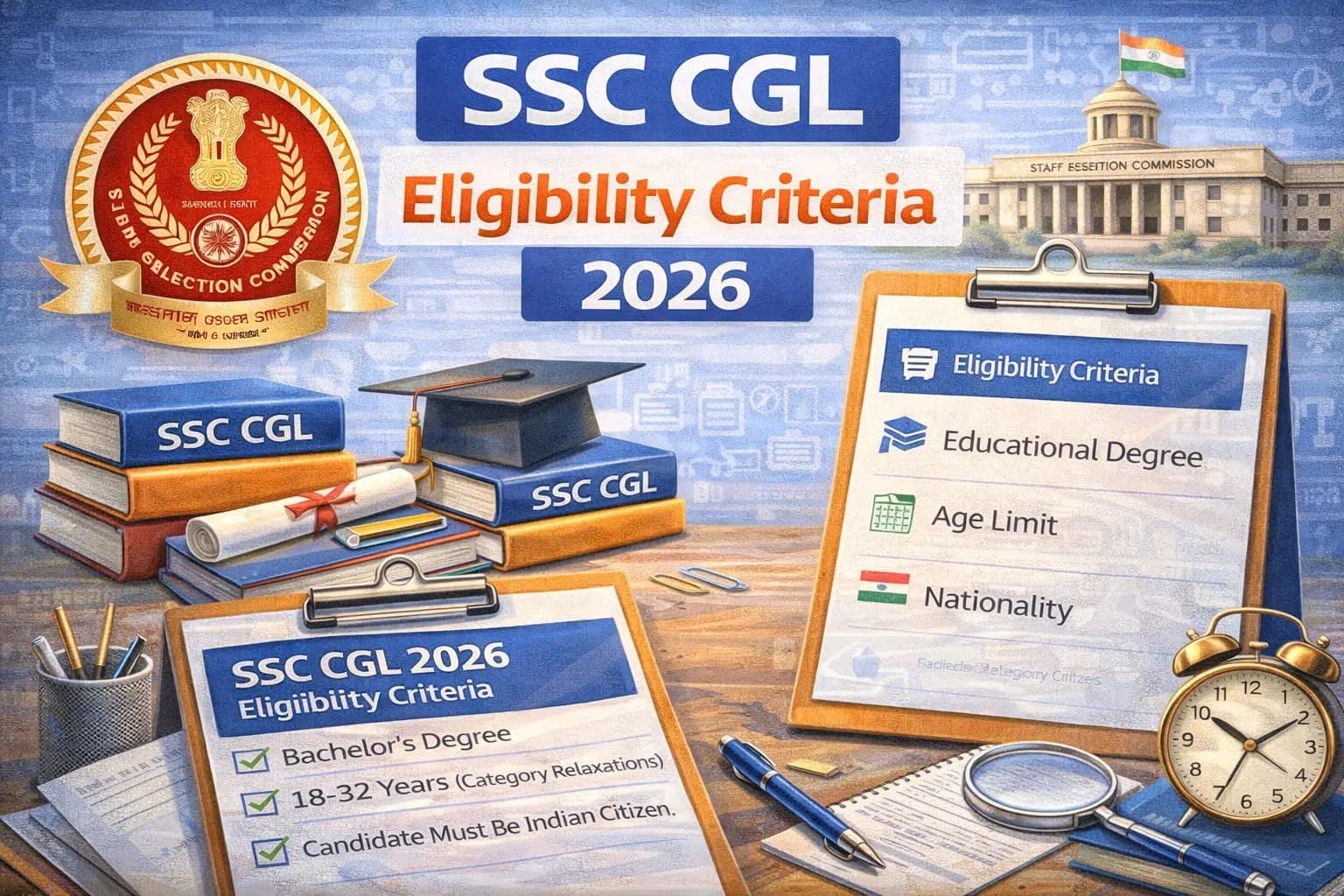 SSC CGL Eligibility Criteria 2026: Complete Guide