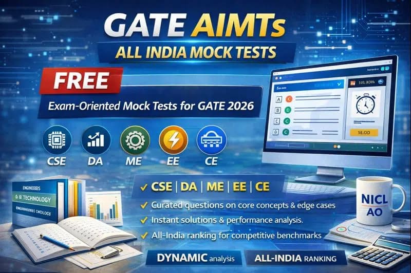 GATE AIMTs - CSE, DA, ME, EE, CE