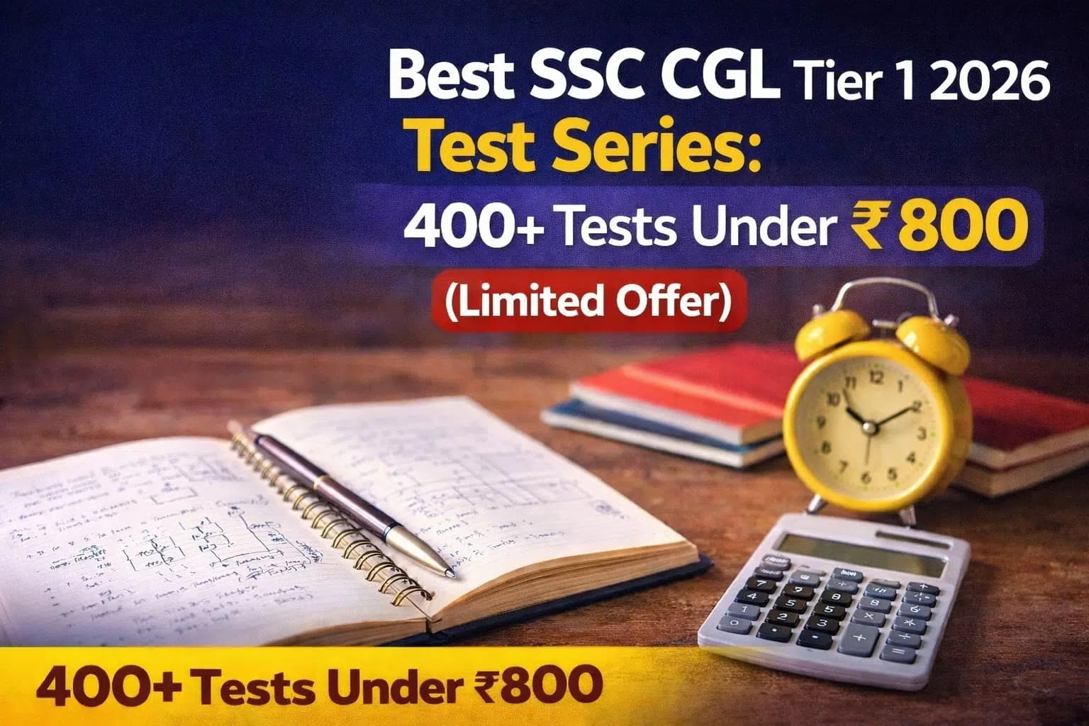 Best SSC CGL Tier 1 2026 Test Series: 400+ Tests Under ₹800 (Limited Offer)