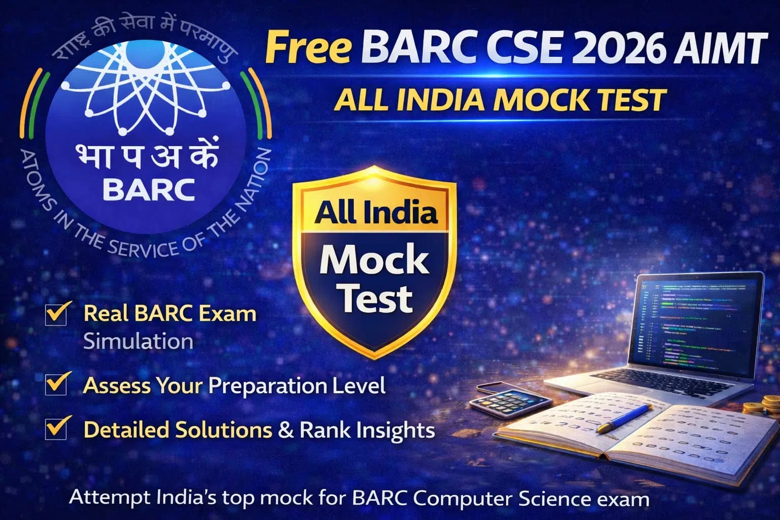 BARC CSE 2026 Free AIMT